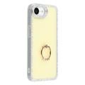iPhone 16e CrystalGlow Hybrid Case with Ring Holder