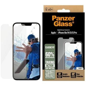 iPhone 16e/14/13 Pro/13 PanzerGlass Classic Fit Tempered Glass Screen Protector