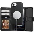 iPhone 16e Tech-Protect 2-in-1 Wallet Case - Magsafe Compatible - Black