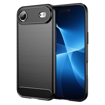 iPhone 17 Air Brushed TPU Case - Carbon Fiber