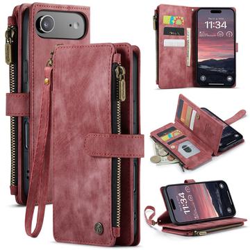iPhone 17 Air Caseme C30 Multifunctional Wallet Case - Red