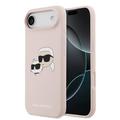 iPhone Air Karl Lagerfeld Double Heads Liquid Silicone MagSafe Case - Pink