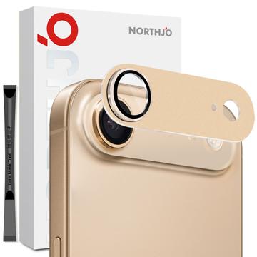 iPhone 17 Air Northjo Full Protection Matte Metal and Tempered Glass Camera Lens Protector