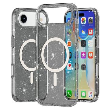 Stylové hybridní pouzdro řady Glitter pro iPhone 17 Air - Kompatibilní s MagSafe