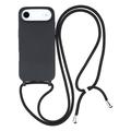 iPhone 17 Air TPU Case with Lanyard - Black