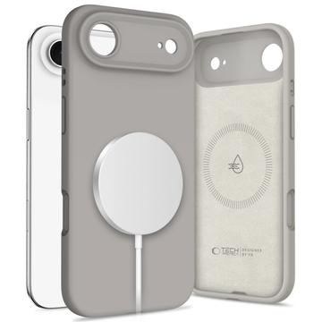 iPhone 17 Air Tech-Protect Liquid Silicone Case - MagSafe Compatible - Stone Grey