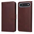 iPhone 17 Air Wallet Case with Stand - Brown
