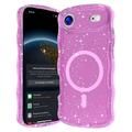 iPhone 17 Air Wave-Edge Laser Glitter MagSafe Case