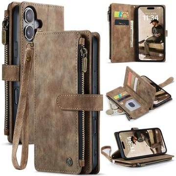 iPhone 17 Caseme C30 Multifunctional Wallet Case - Brown