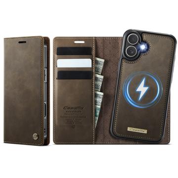 iPhone 17 Caseme C49 2-in-1 Detachable Wallet Case - MagSafe Compatible, RFID - Coffee