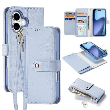iPhone 17 Dux Ducis Lawa Wallet Leather Case w. Magnetic Cover - Baby Blue