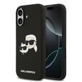 iPhone 17 Karl Lagerfeld Double Heads Liquid Silicone MagSafe Case