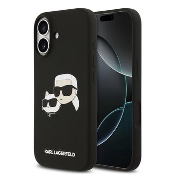 iPhone 17 Karl Lagerfeld Double Heads Liquid Silicone MagSafe Case