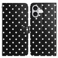 iPhone 17 Polka Dot Pattern Wallet Case