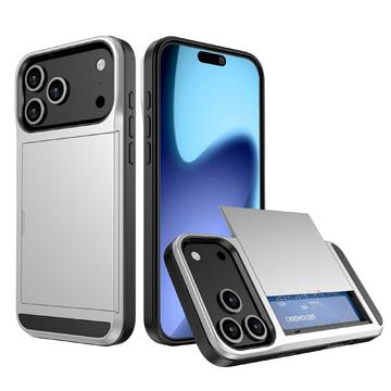 iPhone 17 Pro Hybrid Case with Sliding Card Slot
