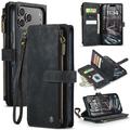 iPhone 17 Pro Max Caseme C30 Multifunctional Wallet Case - Black