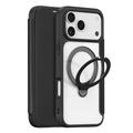 iPhone 17 Pro Max Dux Ducis Skin X Pro Magnetic Flip Case - Black