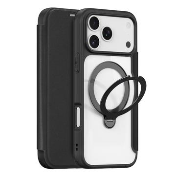 iPhone 17 Pro Max Dux Ducis Skin X Pro Magnetic Flip Case - Black