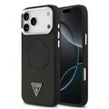 iPhone 17 Pro Max Guess Triangle Logo Case - MagSafe Compatible - Black