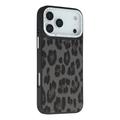 iPhone 17 Pro Max Jaucase Leopard Print Magnetic Hybrid Case