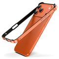iPhone 17 Pro Max Metal Bumper with Raised Edges - Orange