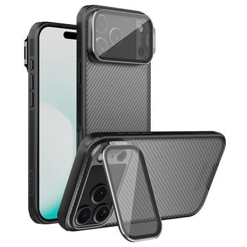iPhone 17 Pro Max Nillkin CamShield Prop Hybridní Pouzdro - Průsvitná černá