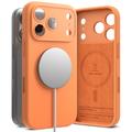 iPhone 17 Pro Max Ringke Liquid Silicone MagSafe Case - Tangerine
