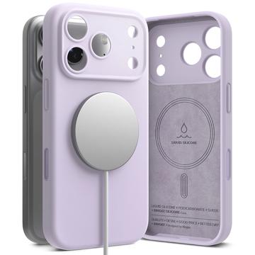 iPhone 17 Pro Max Ringke Liquid Silicone MagSafe Case - Light Purple