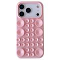 iPhone 17 Pro Max Silicone Case with Suction Cup - Pink