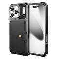 iPhone 17 Pro Max TPU Case with Card Holder - Black