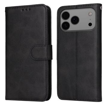 iPhone 17 Pro Max Wallet Case with Stand - Black