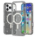 Stylové hybridní pouzdro řady Glitter pro iPhone 17 Pro - Kompatibilní s MagSafe