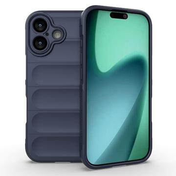 Rugged iPhone 17 TPU Pouzdro - Tmavě modrá