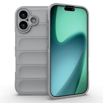 Rugged iPhone 17 TPU Pouzdro - Světle šedá