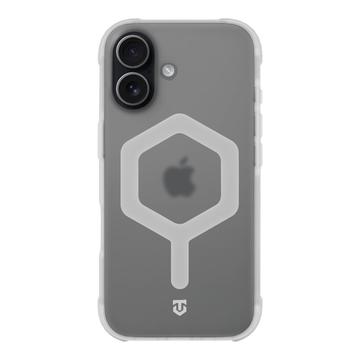 iPhone 17 Tactical MagForce Hexagon Case - MagSafe Compatible - White / Transparent