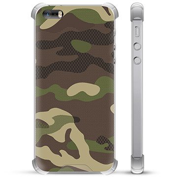 Hybridní pouzdro iPhone 5/5S/SE - Camo