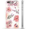 Hybridní pouzdro iPhone 5/5S/SE - Růžové květy