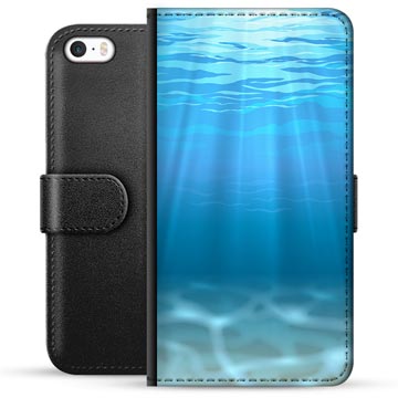 Prémiové peněženkové pouzdro iPhone 5/5S/SE - Moře