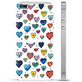 Pouzdro TPU iPhone 5/5S/SE - Hearts