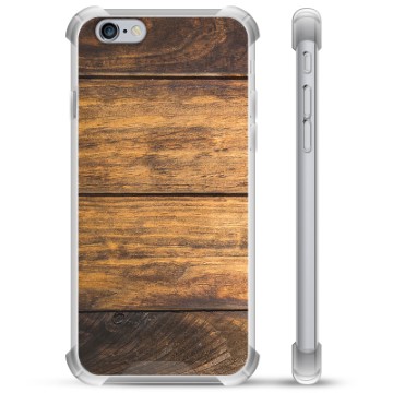 Hybridní pouzdro iPhone 6 Plus / 6S Plus - Dřevo