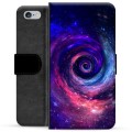 Prémiové peněženkové pouzdro iPhone 6 / 6S - Galaxie
