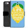 Prémiové peněženkové pouzdro iPhone 6 / 6S - Citrony