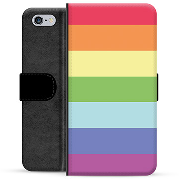 Prémiové peněženkové pouzdro iPhone 6 Plus / 6S Plus - Pride