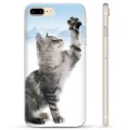 Pouzdro TPU iPhone 7 Plus / iPhone 8 Plus - Kočka