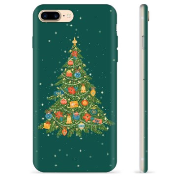 Pouzdro TPU iPhone 7 Plus / iPhone 8 Plus - Vánoční strom