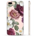 Pouzdro TPU iPhone 7 Plus / iPhone 8 Plus - Romantické květiny