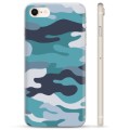 Pouzdro TPU iPhone 7/8/SE (2020)/SE (2022) - Blue Camouflage