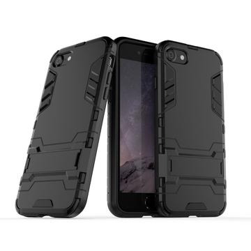 iPhone 7/8/SE (2020)/SE (2022) Armor Series Hybridní Pouzdro s Stojánkem - Černá