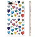 Pouzdro TPU iPhone 7 Plus / iPhone 8 Plus - Hearts