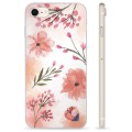 Pouzdro TPU iPhone 7/8/SE (2020)/SE (2022) - Růžové květy